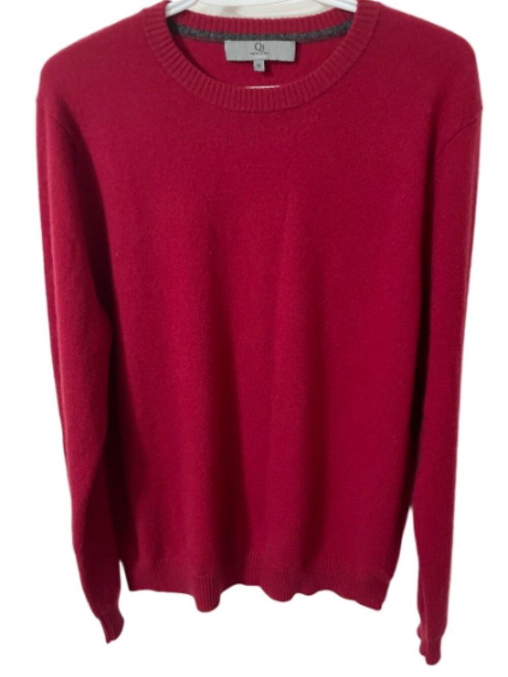 Qi New York Cashmere Crewneck Red Sweater